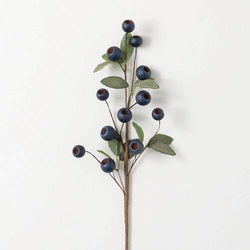 Blue Pod Spray - Artificial floral - Blue pods artificial stem